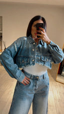 Giubbino Denim Strappi