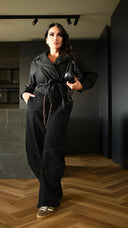 Mini Trench Lana Grigio