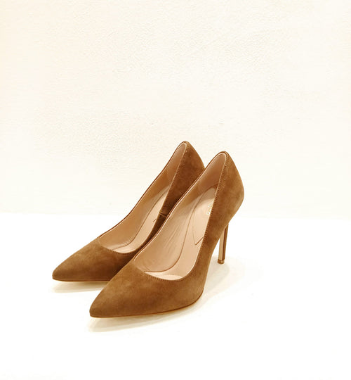 Décolleté 1021 Camoscio Livanto Marrone
