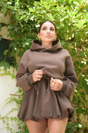 Minidress Felpa Parigi
