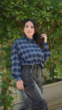 Camicia Country Chic Blu