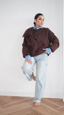 Felpa Fiocco Marrone