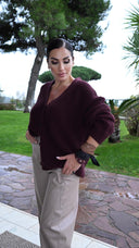Cardigan ZD0064 Bordeaux
