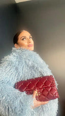 Pelliccia Magnolia Azzurro