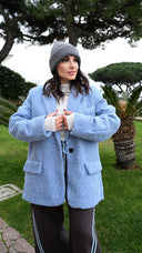 Blazer Cortina Azzurro