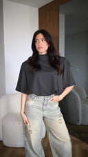 MaxiShirt Spalline Grigio