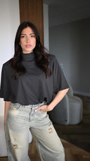 MaxiShirt Spalline Grigio