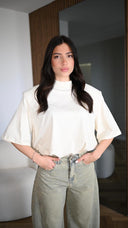 MaxiShirt Spalline Panna