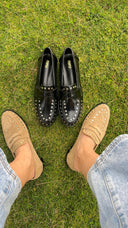 Mocassino Borchie 2476/2 Cachi