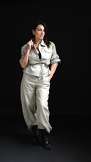 Coordinato Safari Ecopelle Mastice