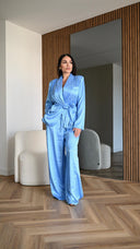 Coordinato Leo Seta Celeste