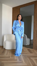 Coordinato Leo Seta Celeste