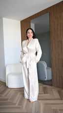 Coordinato Leo Seta Beige