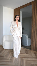 Coordinato Leo Seta Beige