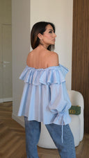 Camicia Spagna Azzurro