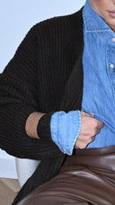 Cardigan ZD0064 Marrone