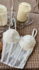 Corsetto Nastri Bianco