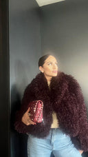 Pelliccia Magnolia Bordeaux